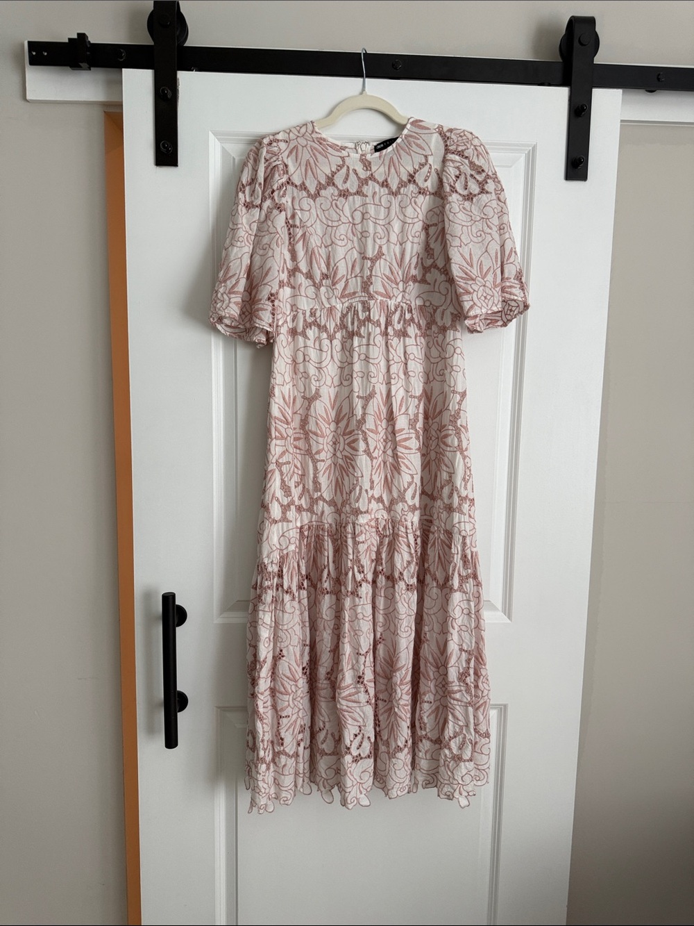 ASOS pink floral dress